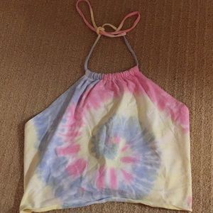 halter crop top — accepting lower offers!!